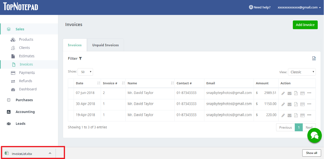 Payment modes